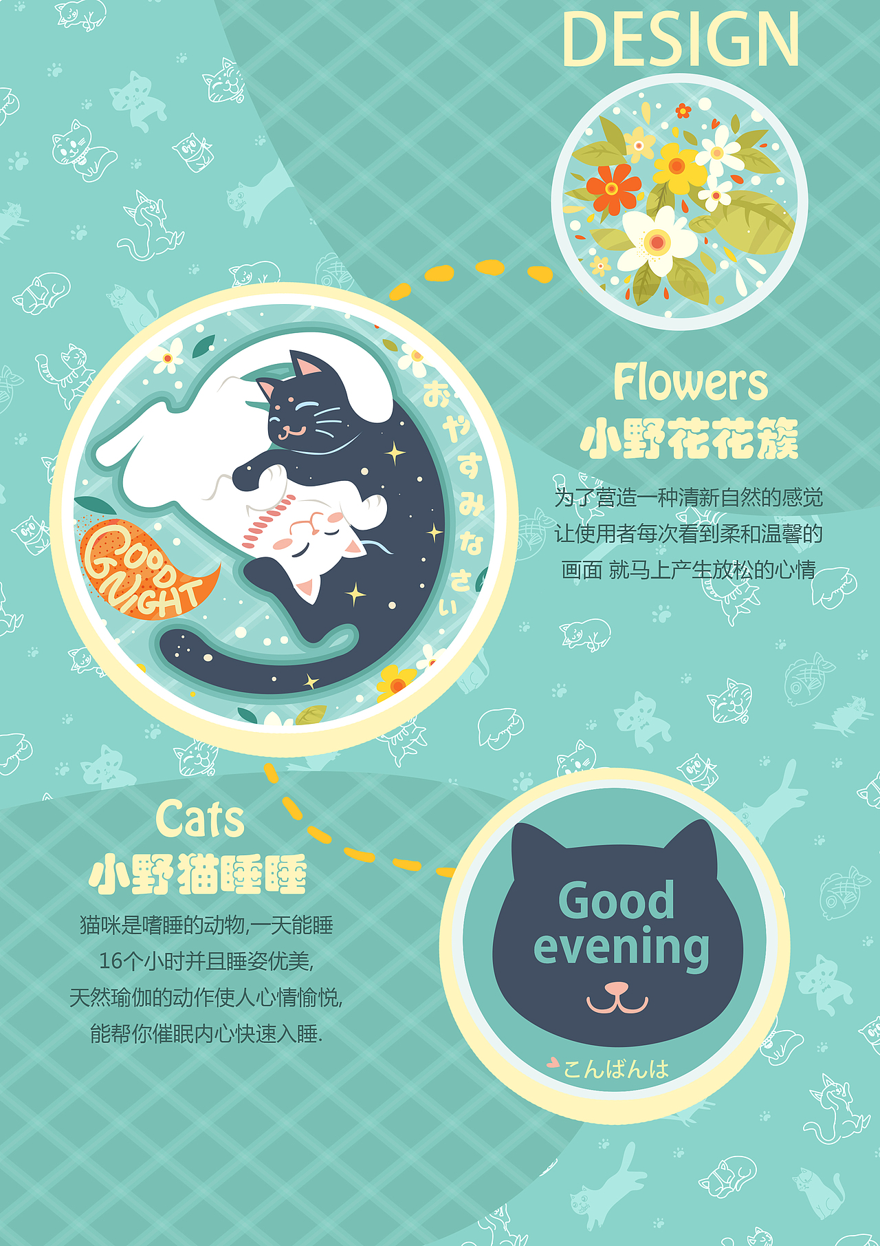 "咪"一下（图ZMzMzMDk3NDQ=） - 图案 - 站酷设计师爱吃鱼丸的喵星人原创素材 - 站酷ZCOOL