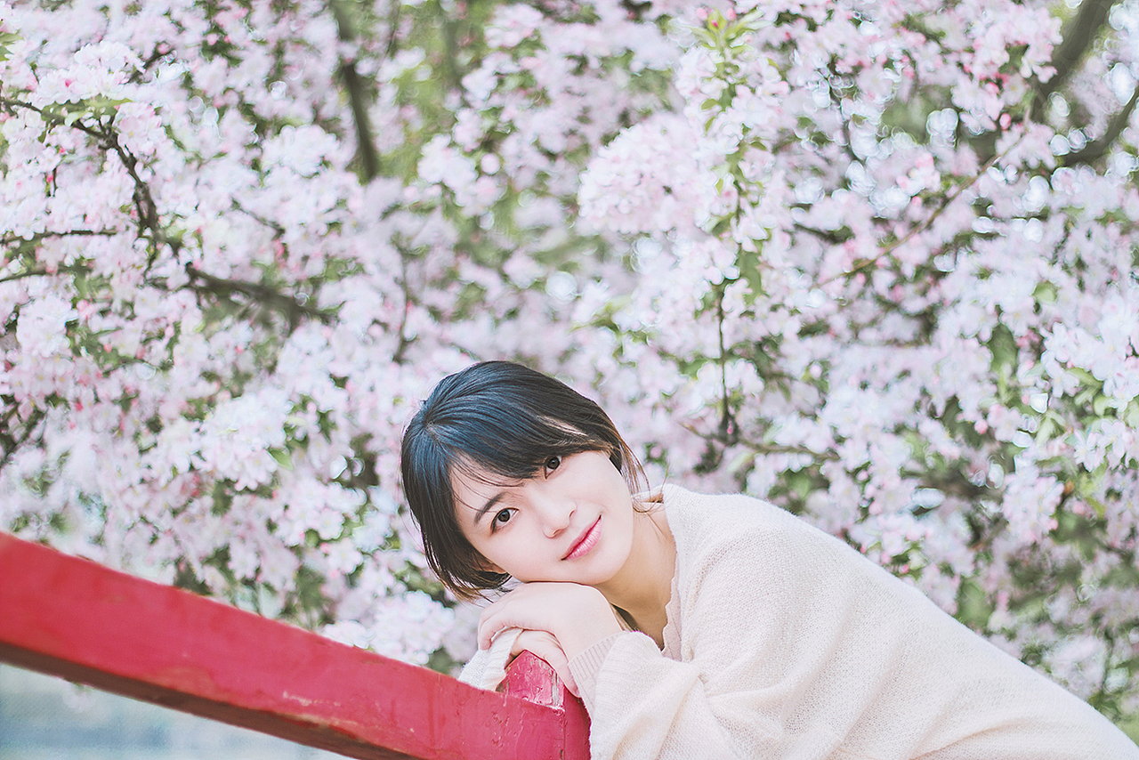 春风十里不如你（图ZNzkwODA4NzY=） - 人像摄影 - 站酷设计师又圆仔原创素材 - 站酷ZCOOL