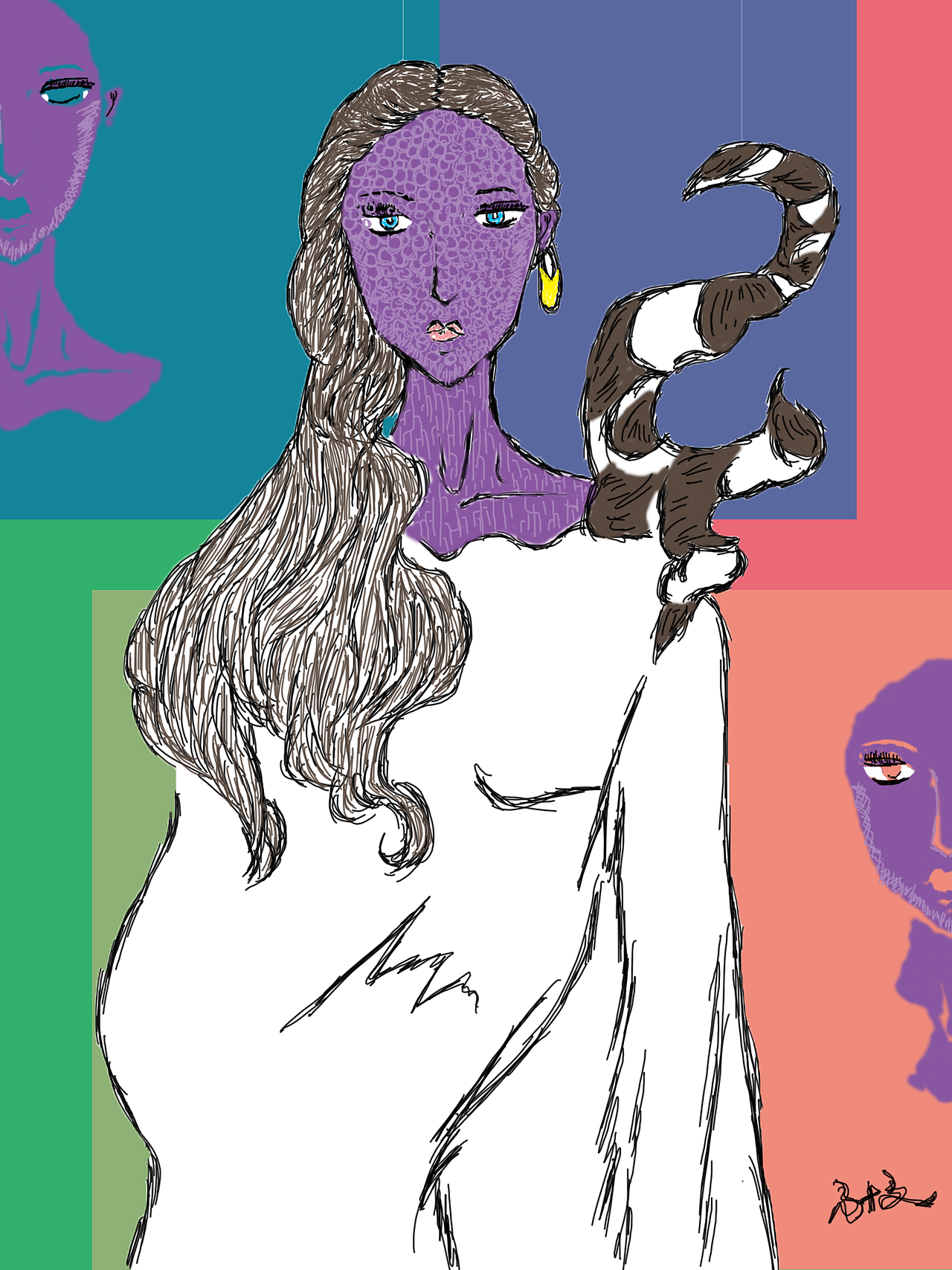 畸形的毒（图ZMTY2MDMyNjAw） - 艺术插画 - 站酷设计师乃十文原创素材 - 站酷ZCOOL