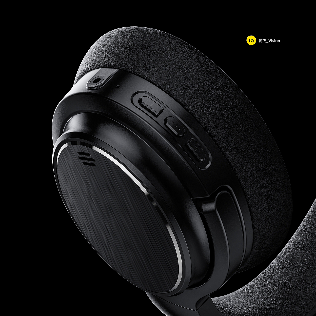 【产品渲染-头戴耳机】（图ZMjA1MjMwNDY4） - 产品 - 站酷设计师阿飞_Vision原创素材 - 站酷ZCOOL