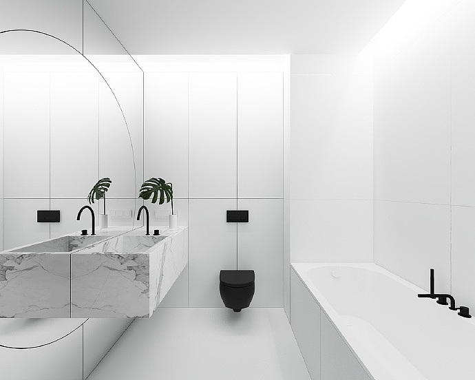 72㎡ 极简风，审美的灵活性和吸引力