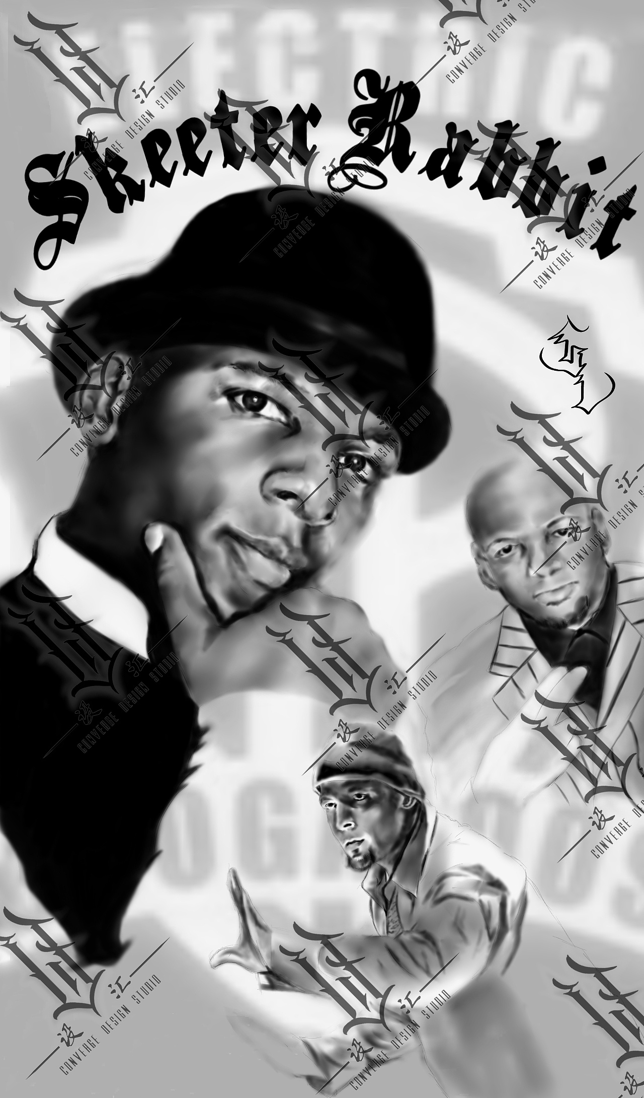 【设汇】纪念skeeter rabbit.纯手绘插画壁纸