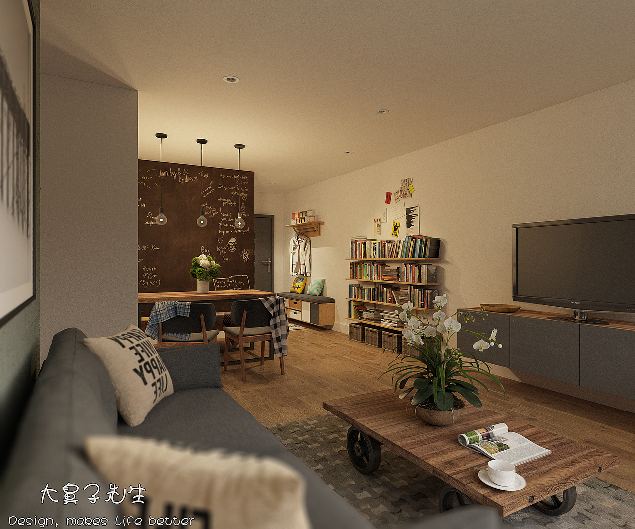 工业小住宅！（图ZNDc5ODY2NzY=） - 家装设计 - 站酷设计师Big__nose原创素材 - 站酷ZCOOL