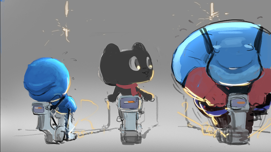 阿里动物园设定小样稿