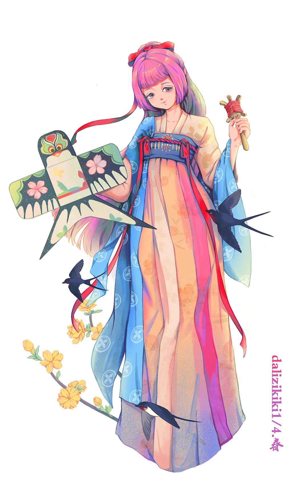 走！放風(fēng)箏去～（圖ZMjgxNjczNTQ0） - 創(chuàng)作習(xí)作 - 站酷設(shè)計(jì)師大梨子kiki原創(chuàng)素材 - 站酷ZCOOL