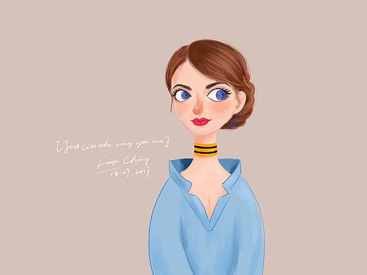 小姐姐系列插画（二）（个人主页-ZMzA5NTUyMDg=） - 创作习作 - 站酷设计师FayeA费啊原创素材 - 站酷ZCOOL