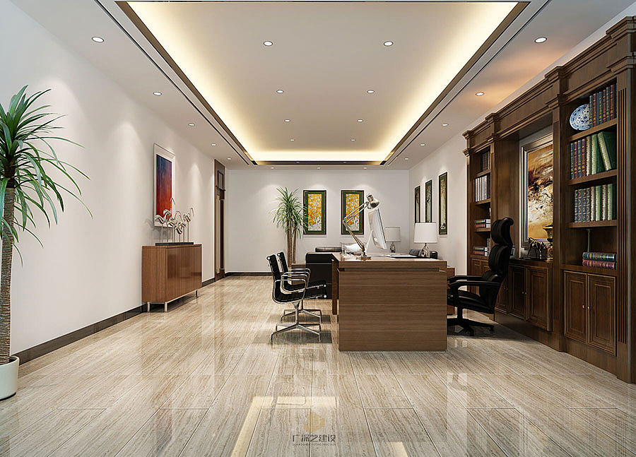 深圳办公室装修设计案例《兴润文化办公室》广深艺建设