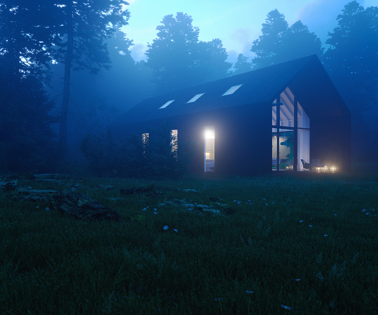 Lakeside house（图ZMTY5NTQwODg0） - 建筑/空间 - 站酷设计师xSHD原创素材 - 站酷ZCOOL