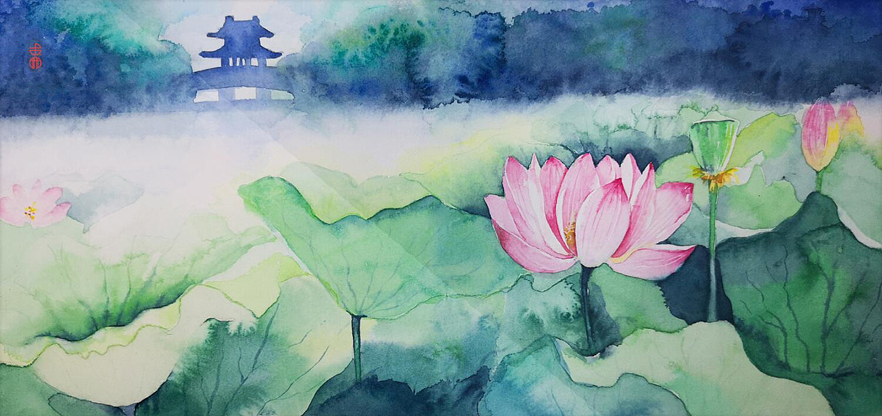 水彩春夏秋冬 · 手绘四季