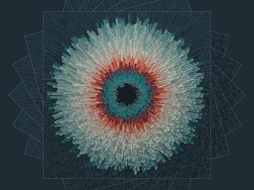 光绘图腾-放射01