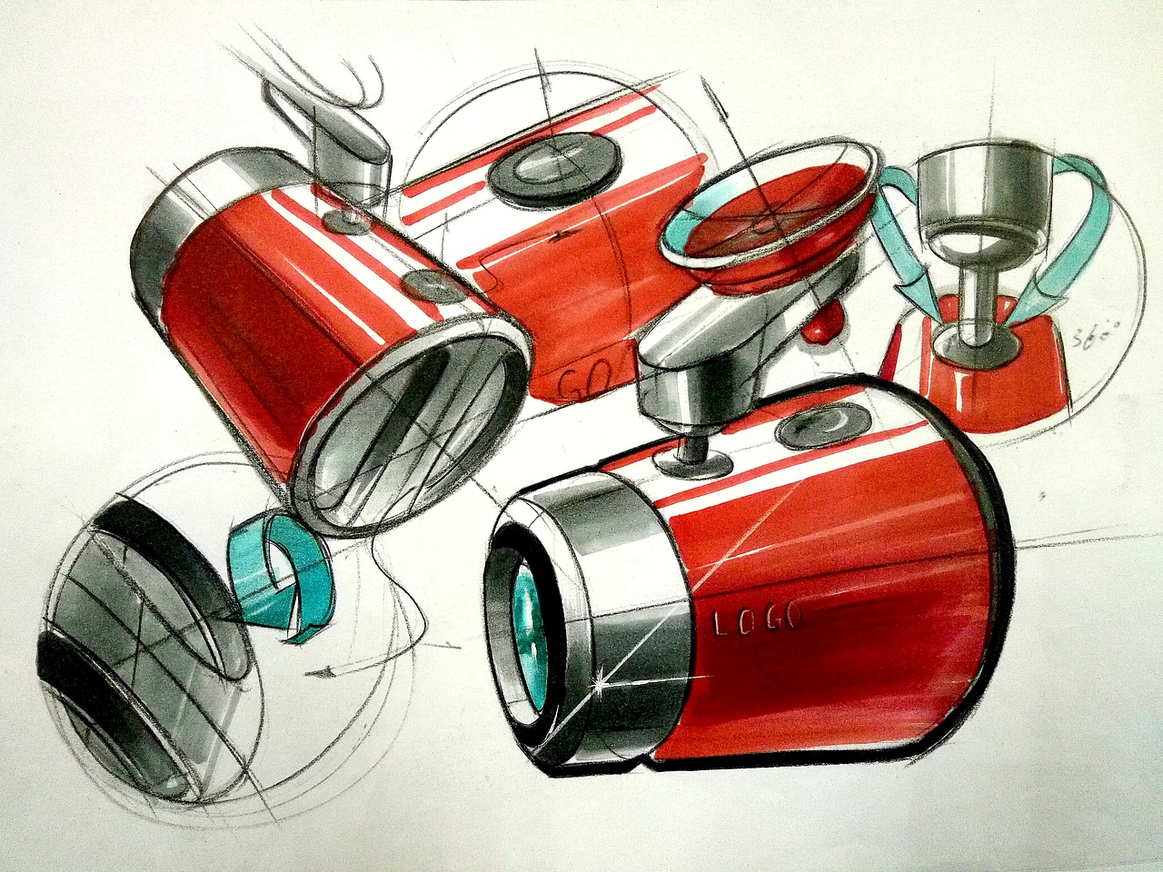 工业设计-手绘快题（图ZMTM3OTEwNzAw） - 其他工业/产品 - 站酷设计师牛灰灰原创素材 - 站酷ZCOOL