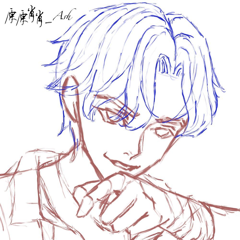 黑发微分碎盖boy（图ZMzY1MDI3NTc2） - 商业插画 - 站酷设计师原原肖肖_Ash原创素材 - 站酷ZCOOL