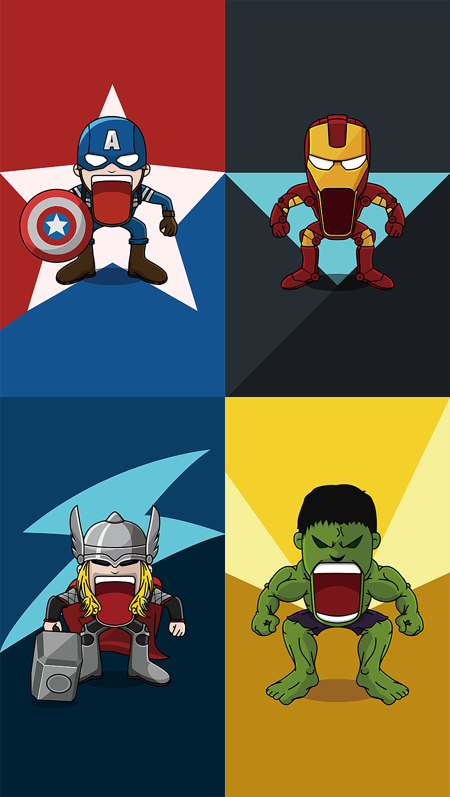 卡通人物下巴掉了（图ZMzA5MDYyMDQ=） - 新锐潮流插画 - 站酷设计师ID_STUDIO原创素材 - 站酷ZCOOL