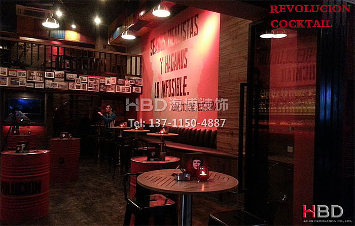 广州珠江新城酒吧设计 广州餐饮设计公司 REVOLUCION COCKTAIL（图ZNjE1MDQ0MjA=） - 家装设计 - 站酷设计师办公室装修lily原创素材 - 站酷ZCOOL