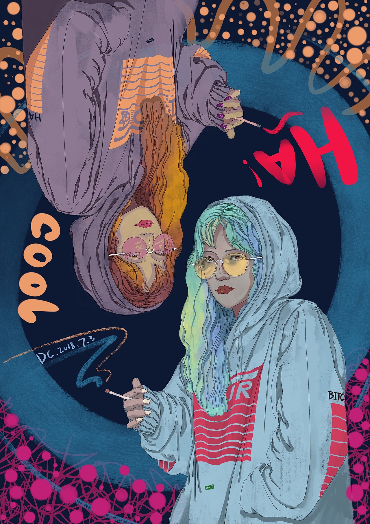 DC大魔王's插画练习v1.0【iPad Pro+Procreate】