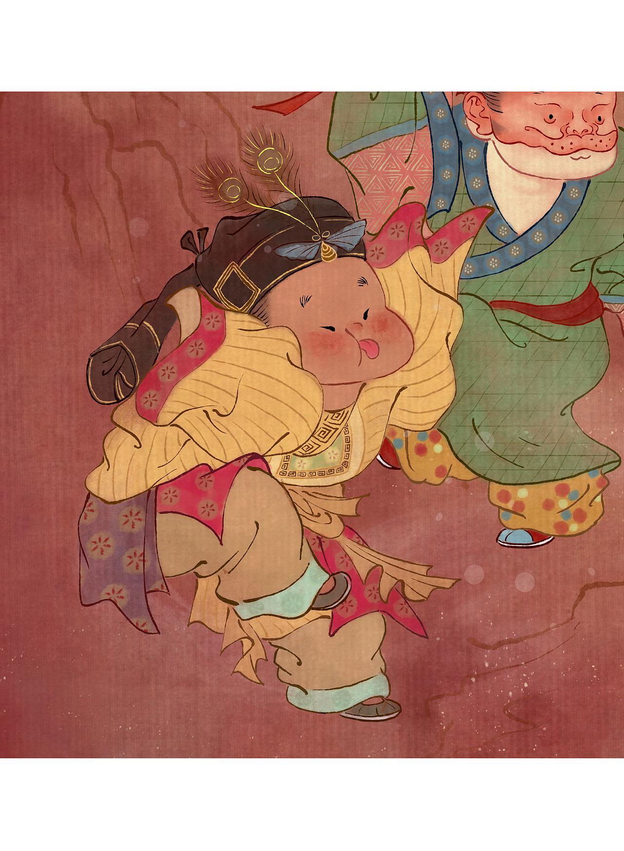 大傩起舞（图ZMjkzOTY4MjQ4） - 艺术插画 - 站酷设计师春羊原创素材 - 站酷ZCOOL