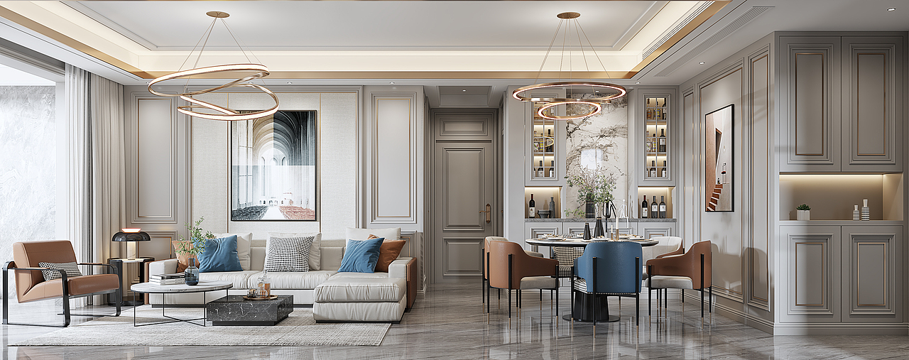 簡歐輕奢（圖ZMjYyNTczMTI4） - 家裝設(shè)計 - 站酷設(shè)計師l二爺l原創(chuàng)素材 - 站酷ZCOOL