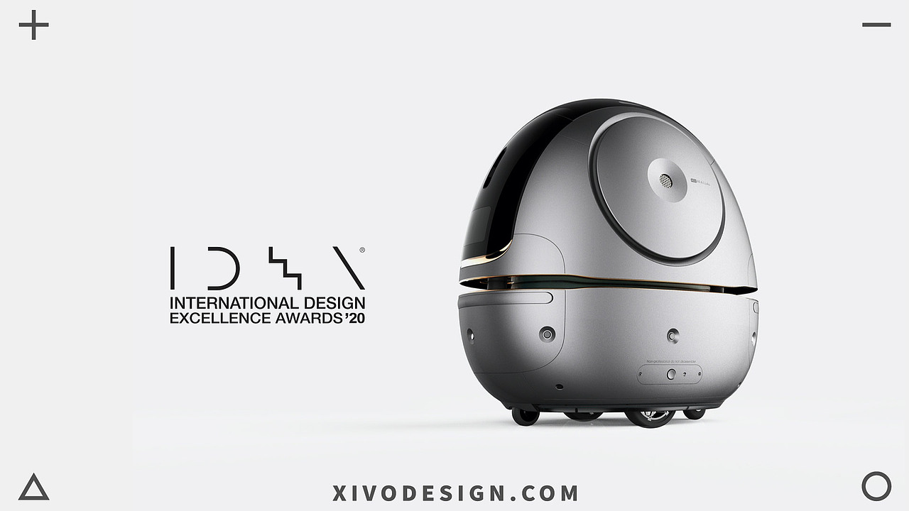 一台将近1M高的全金属外壳机器人，凸显科技的最好方式就是传递友善；
<br>未来、科技、赛博朋克等一向是大多数机器人的首选标签，但，阿里巴巴太空蛋是入驻阿里未来酒店的服务型“憨憨”，需要克制“威震天”式的狰狞，而尽可能流露大黄蜂式的“呆”；