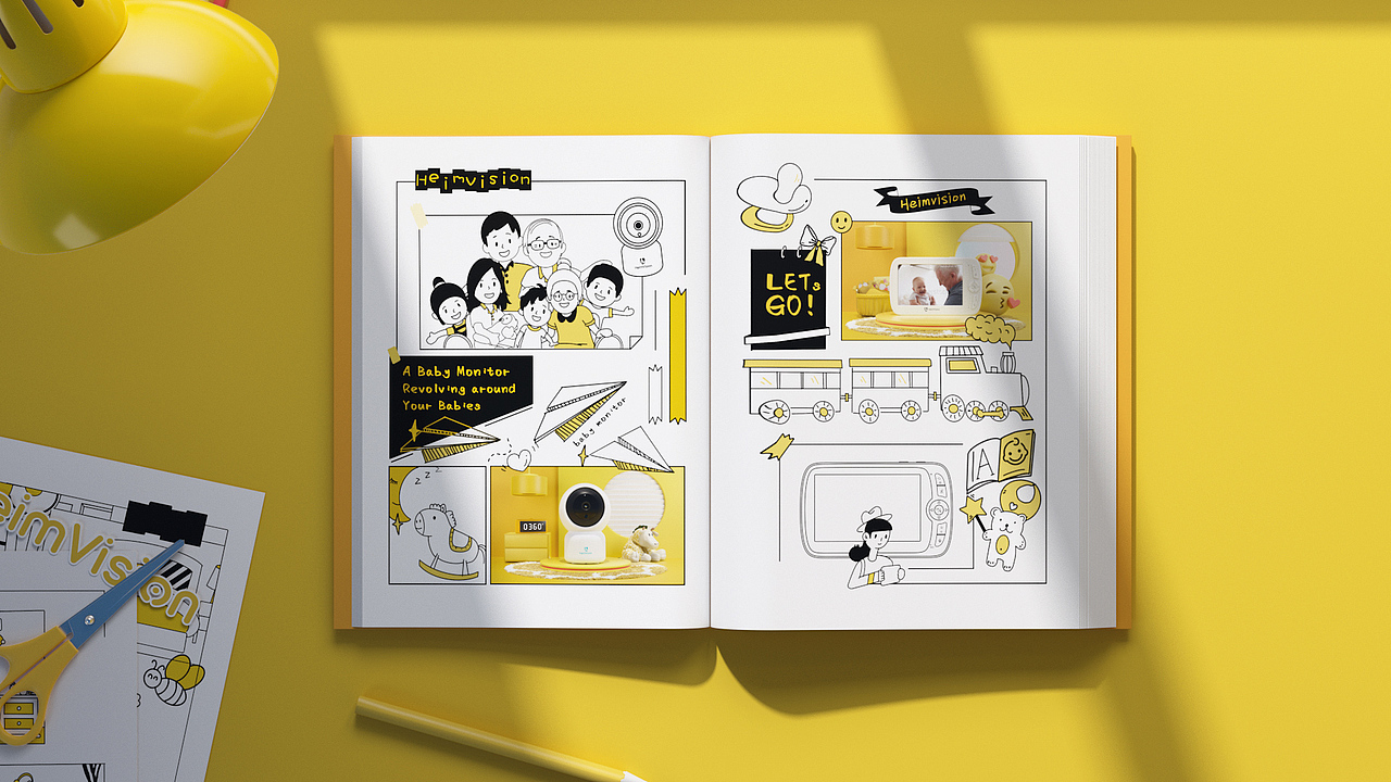 C4D动态设计 丨 婴儿监视器