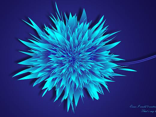 藍(lán)色花（個(gè)人主頁-ZNDI2ODIyNDQ=） - 圖案 - 站酷設(shè)計(jì)師俊彬西原創(chuàng)素材 - 站酷ZCOOL