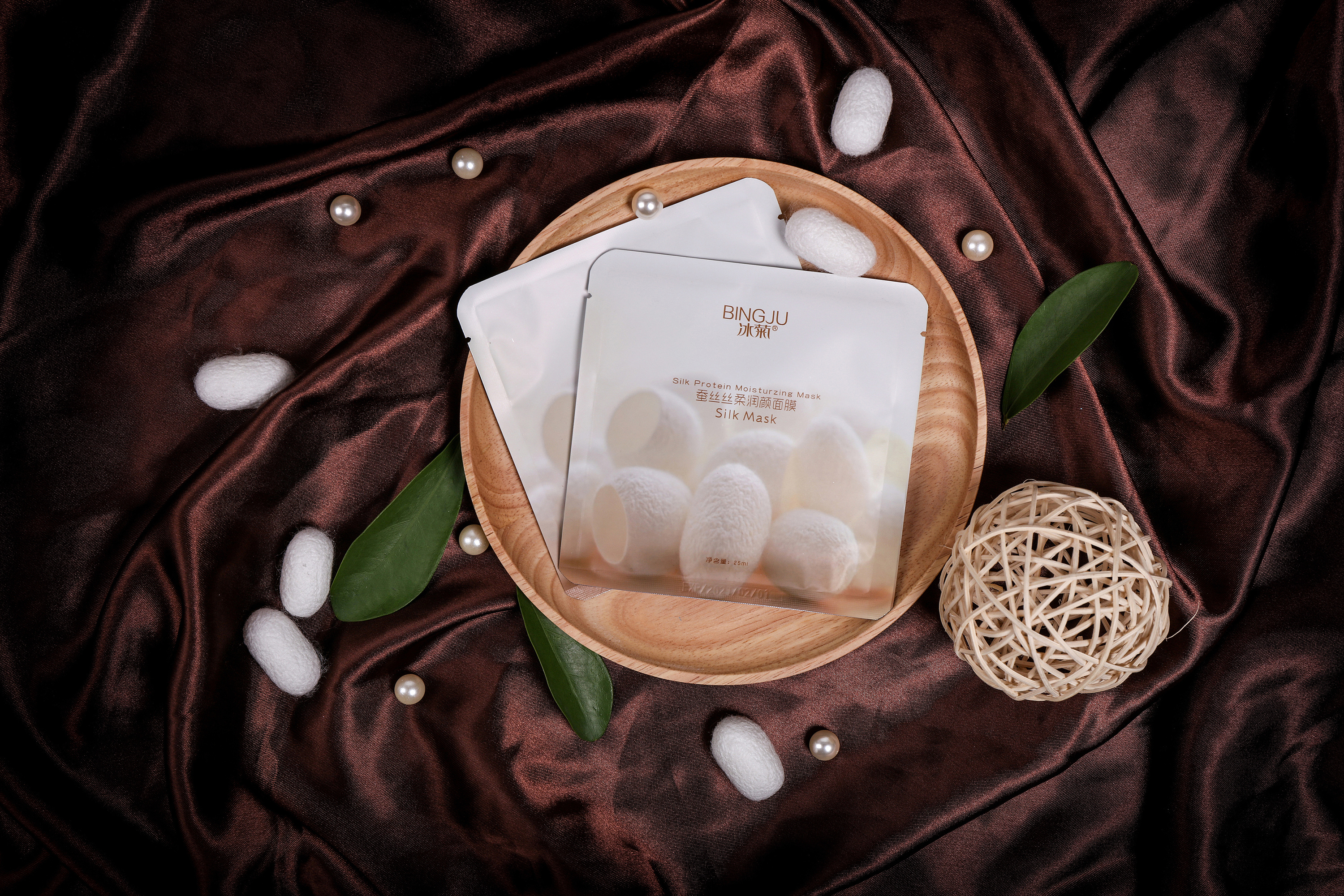 冰菊蚕丝面膜场景拍摄欣赏