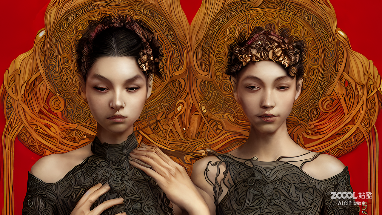 #AI创作实验室#hou'zi,孩子,莲藕,三头六臂,莲花,