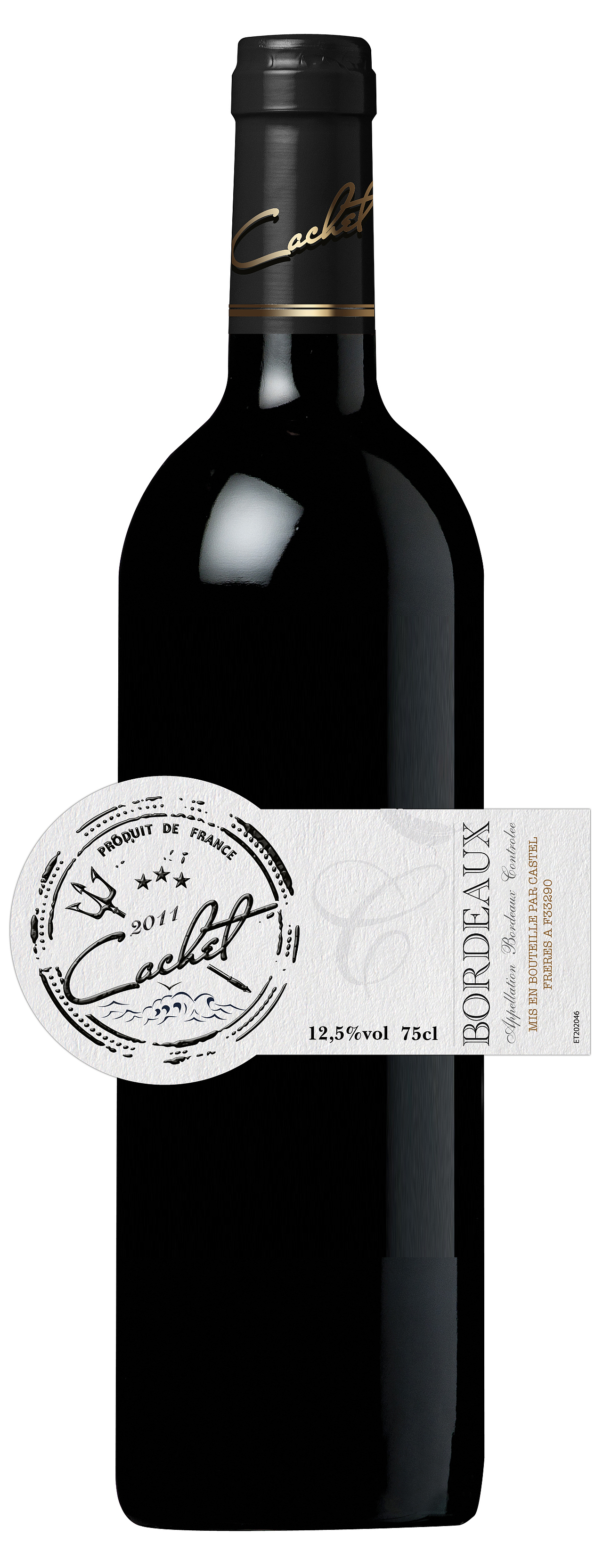 法国葡萄酒标设计