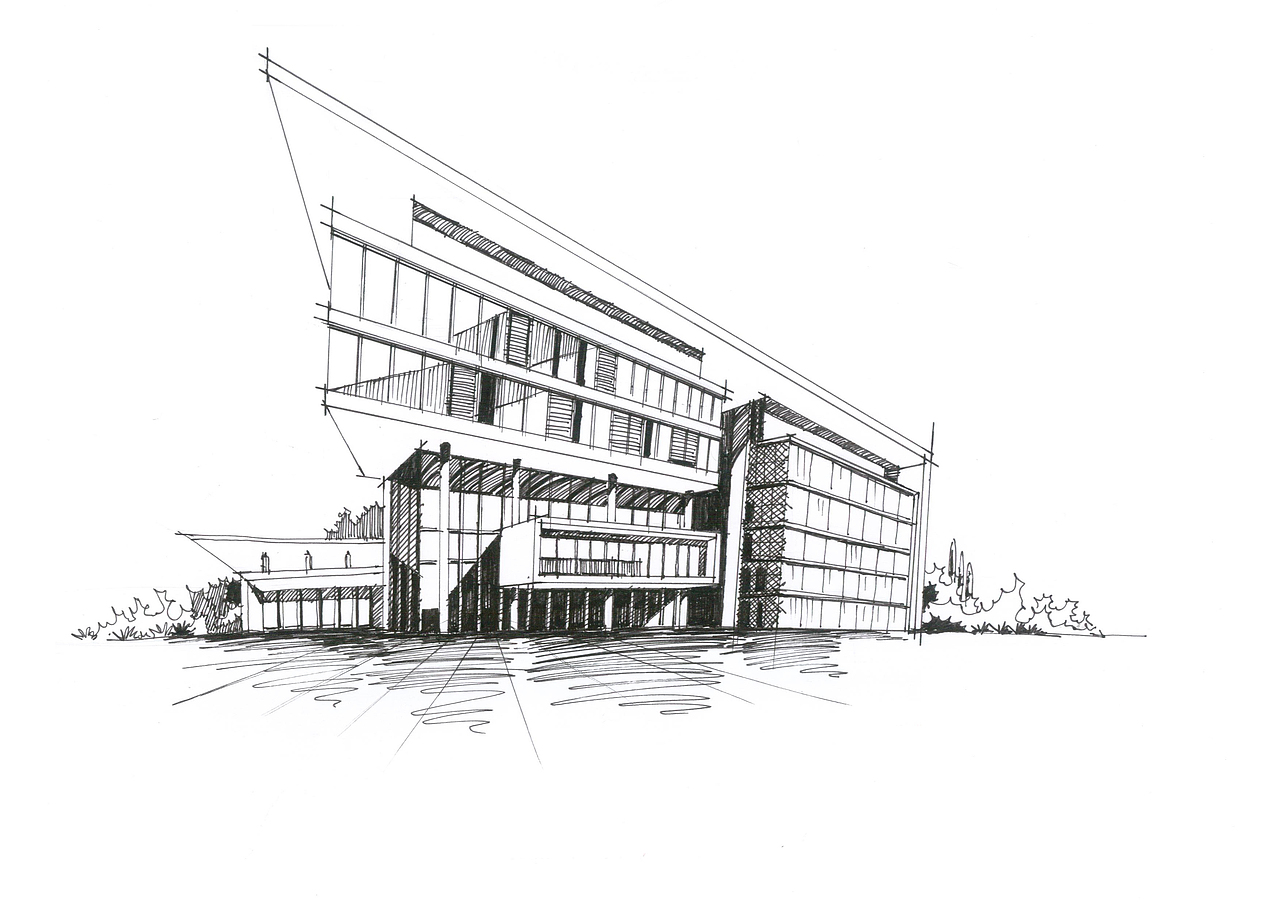 建筑画（图ZODgwNDYyNzI=） - 绘画 - 站酷设计师小影的小影原创素材 - 站酷ZCOOL