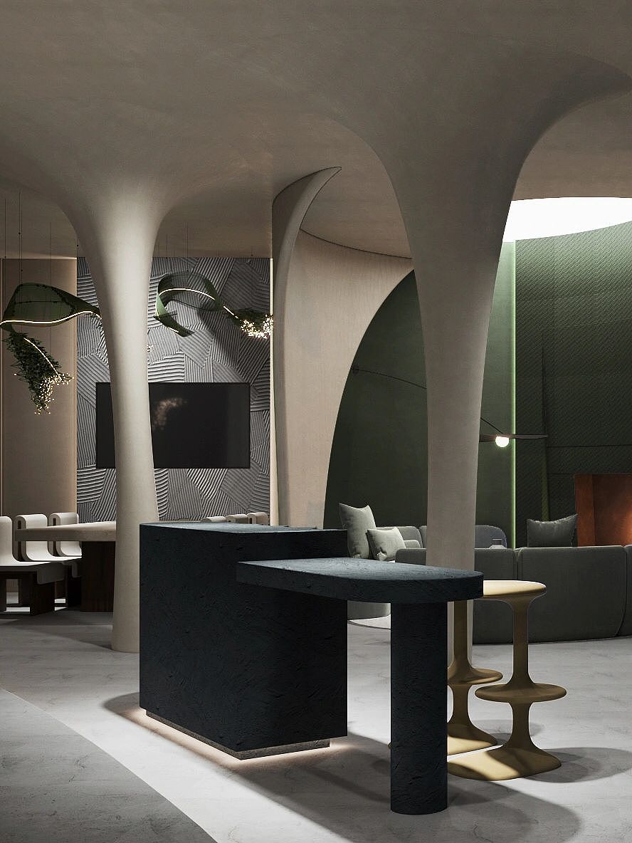 萨铂涂料展厅 展厅设计 白蚁之穴