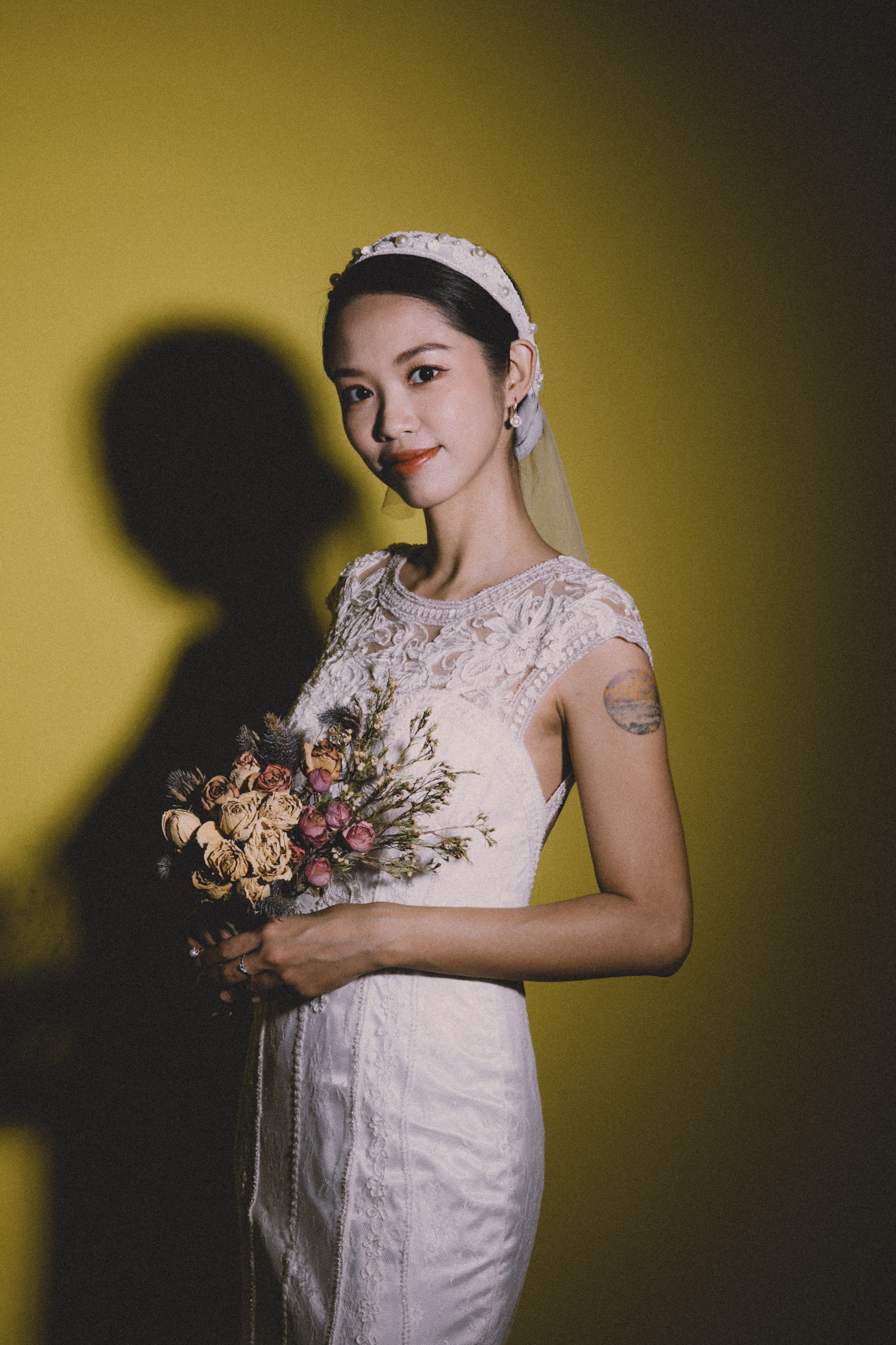 一组背景三种风格 - 棚拍婚纱照