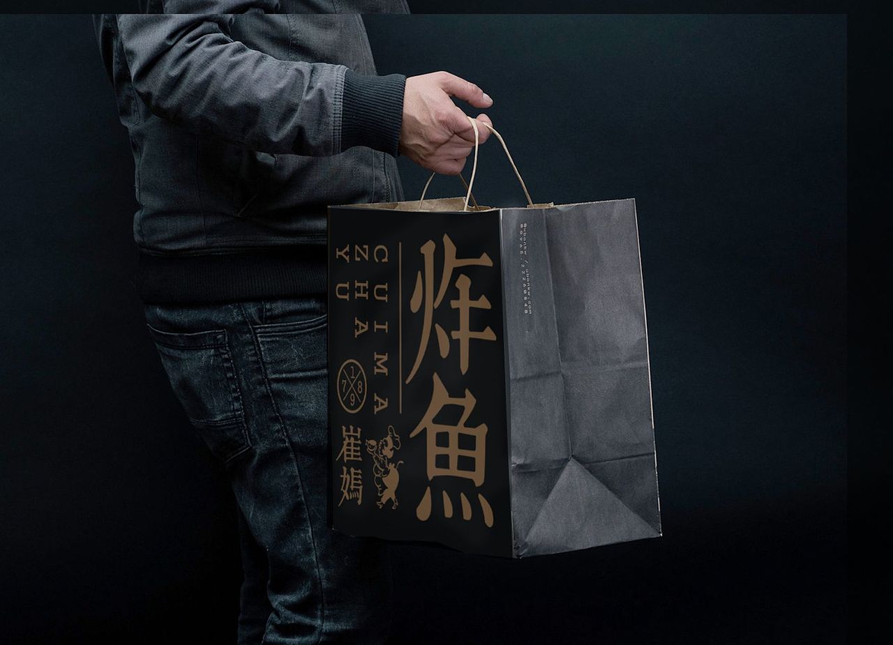 2018五月logo标志—崔妈炸鱼