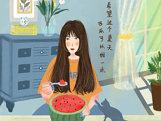 希望这个夏天，西瓜甜一点