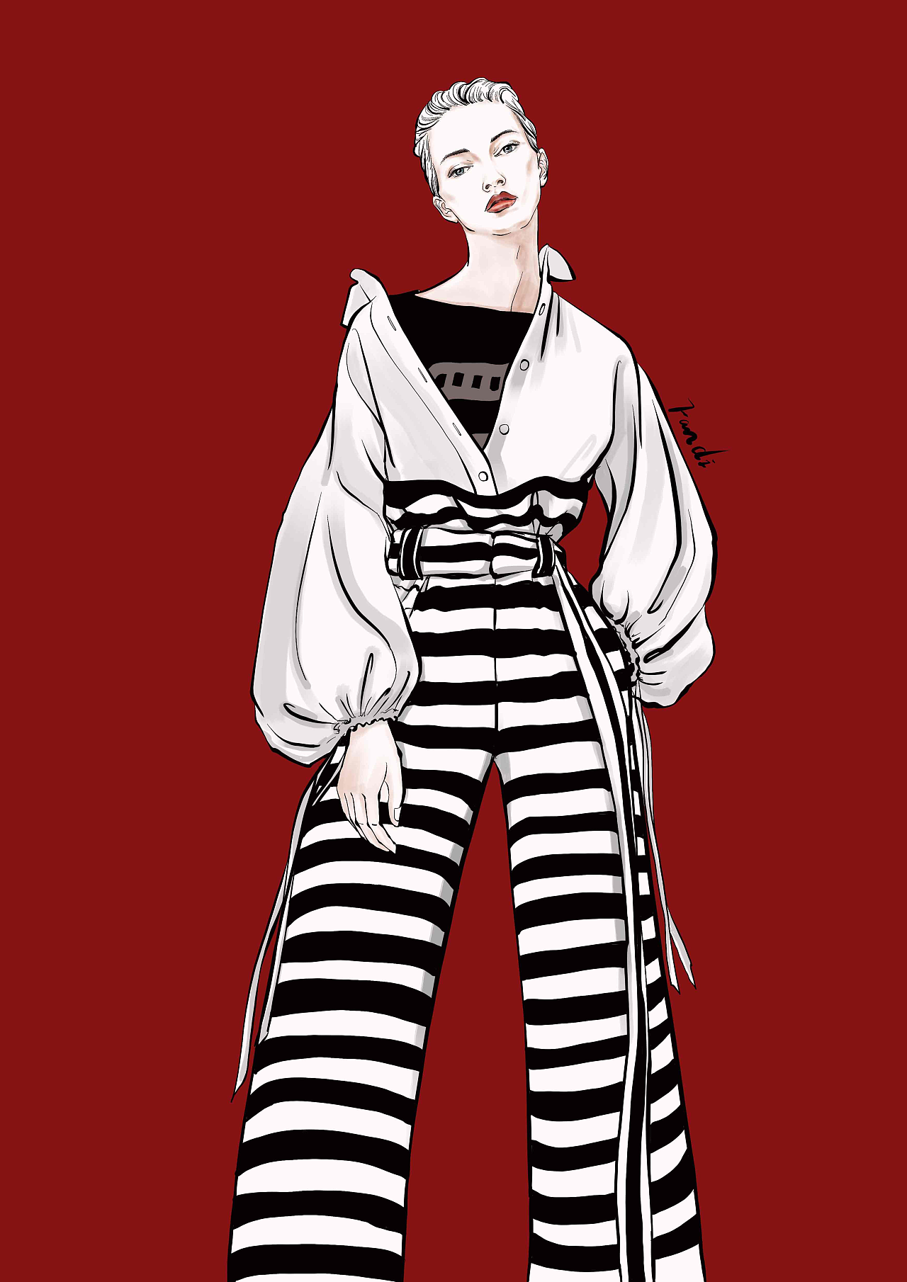 时装插画