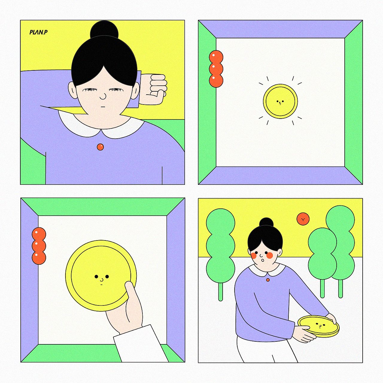 插画 | 自洽（图ZMjc1NjkwMjUy） - 艺术插画 - 站酷设计师阿P阿P原创素材 - 站酷ZCOOL