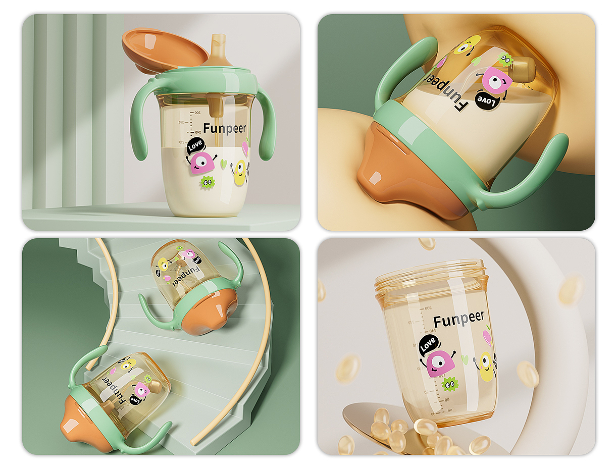 母婴儿童水杯渲染（图ZMzY3Nzk5OTU2） - 产品 - 站酷设计师zheng__原创素材 - 站酷ZCOOL
