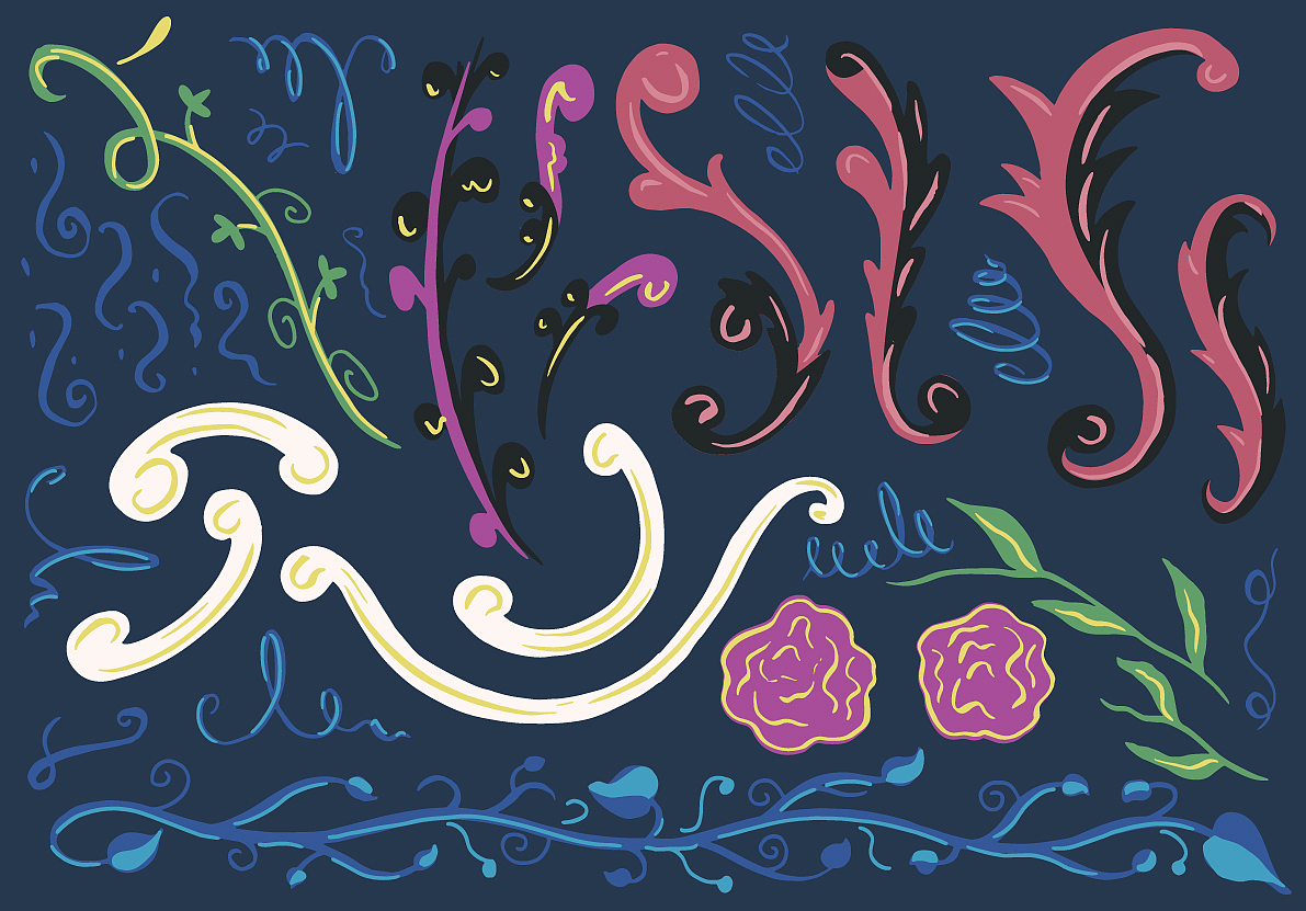 复古卡片矢量素材底图纹理背景图片ai格式