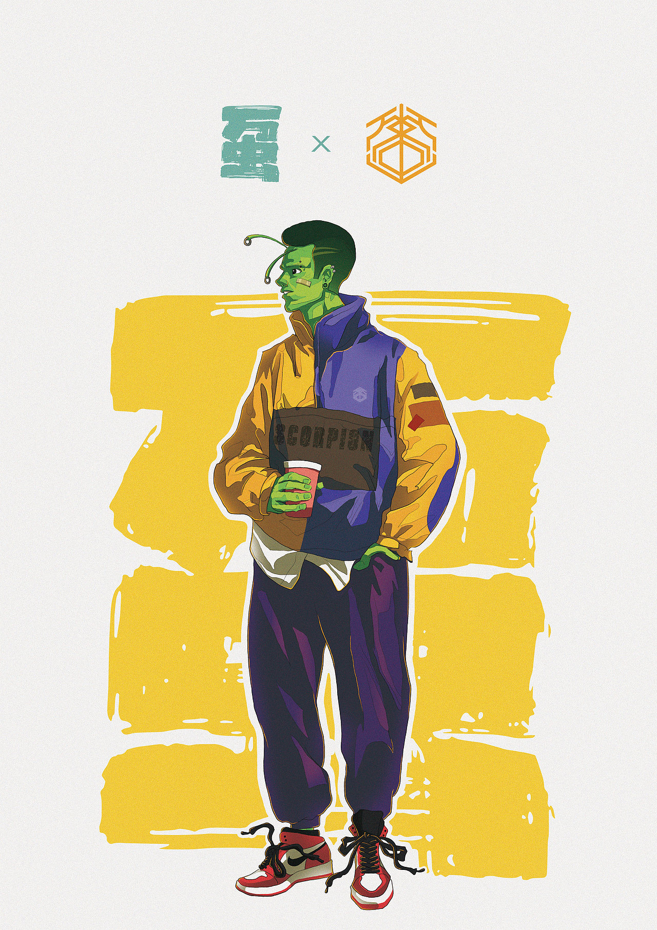 虿-昆虫拟人形象