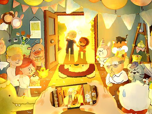 【小狮子赛几】生日海报