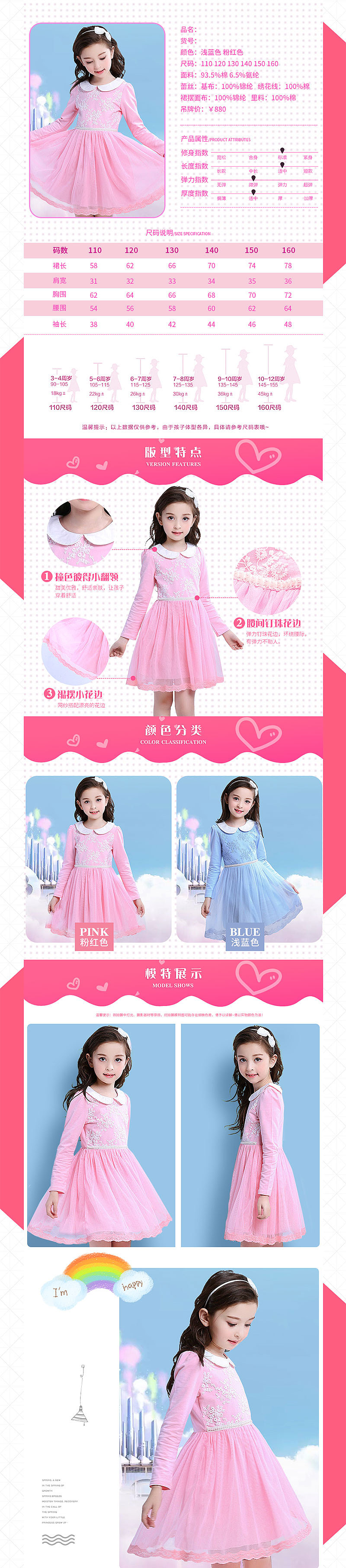 2017春夏童装公主裙详情（图ZNzE3MzQyMzY=） - 电商 - 站酷设计师九小原创素材 - 站酷ZCOOL