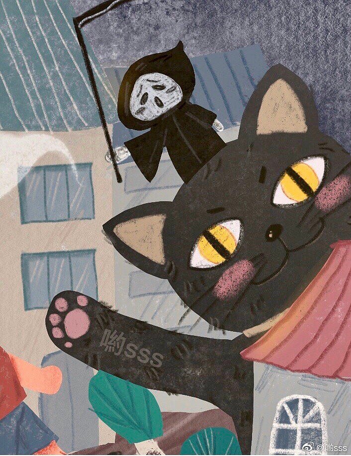 万圣节到了，你害怕吗？（图ZMTgyOTI0NzM2） - 儿童插画 - 站酷设计师柿子喲sss原创素材 - 站酷ZCOOL