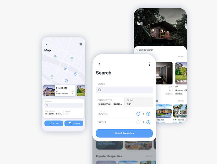 H5旅游酒店民俗宾馆客房预定共享手机APP界面UI设计