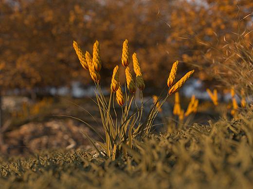 湖畔·秋（个人主页-ZNTE5NTI3MTY=） - 场景 - 站酷设计师一声剑来原创素材 - 站酷ZCOOL