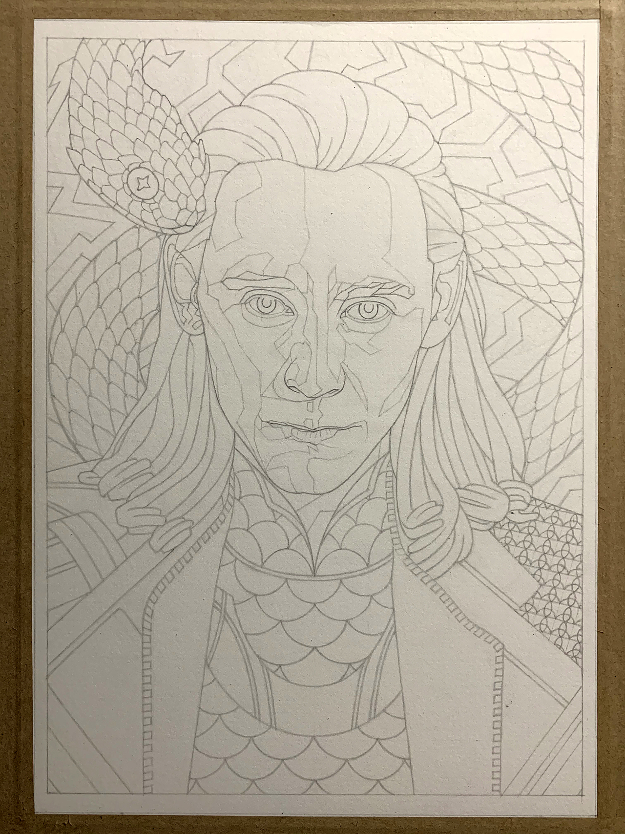 分享收藏缓了好久才完成的作品水彩笔随便画双门洞的成奇勋马克笔没