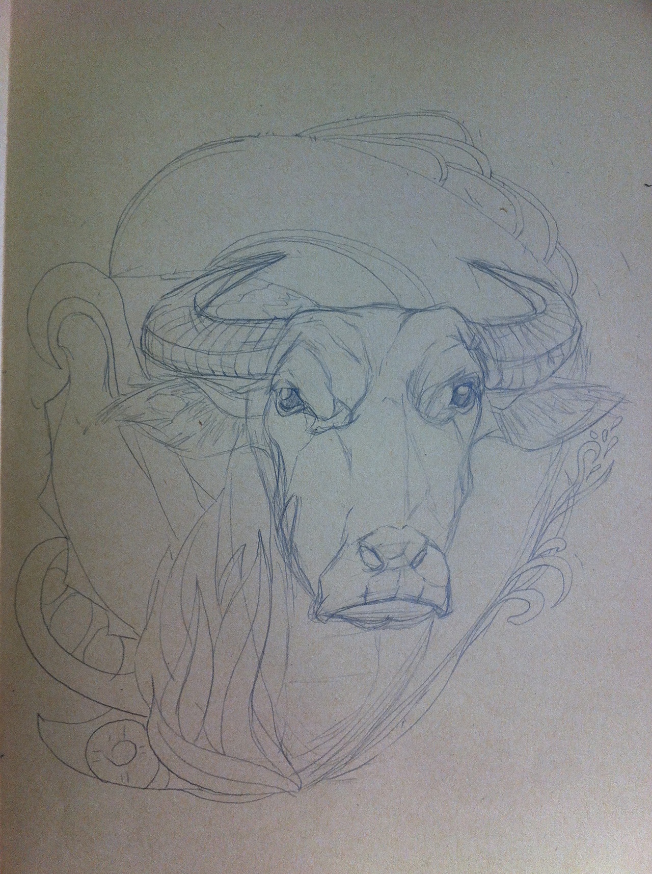 黑白装饰画练习——牛（图ZMTE5NDQzODQ=） - 创作习作 - 站酷设计师momoshouhu原创素材 - 站酷ZCOOL