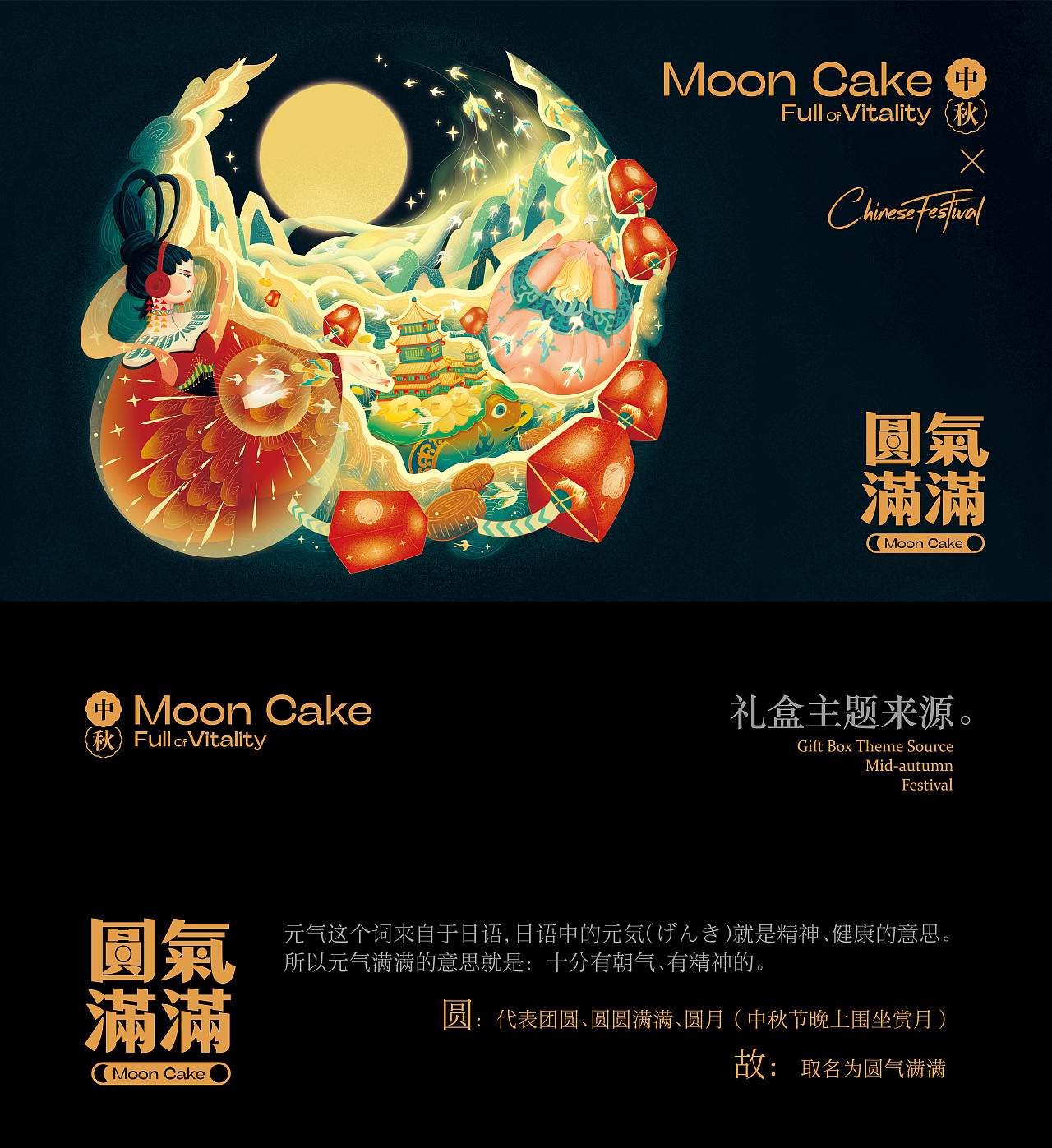 圆气满满-月饼包装（图ZMjY4MzE3MTY0） - 包装 - 站酷设计师Joey张亿亿原创素材 - 站酷ZCOOL