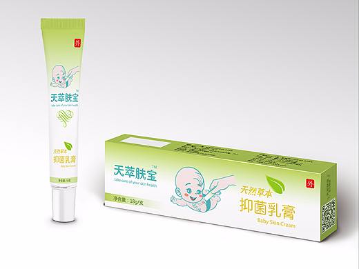 天萃肤宝抑菌乳膏包装设计