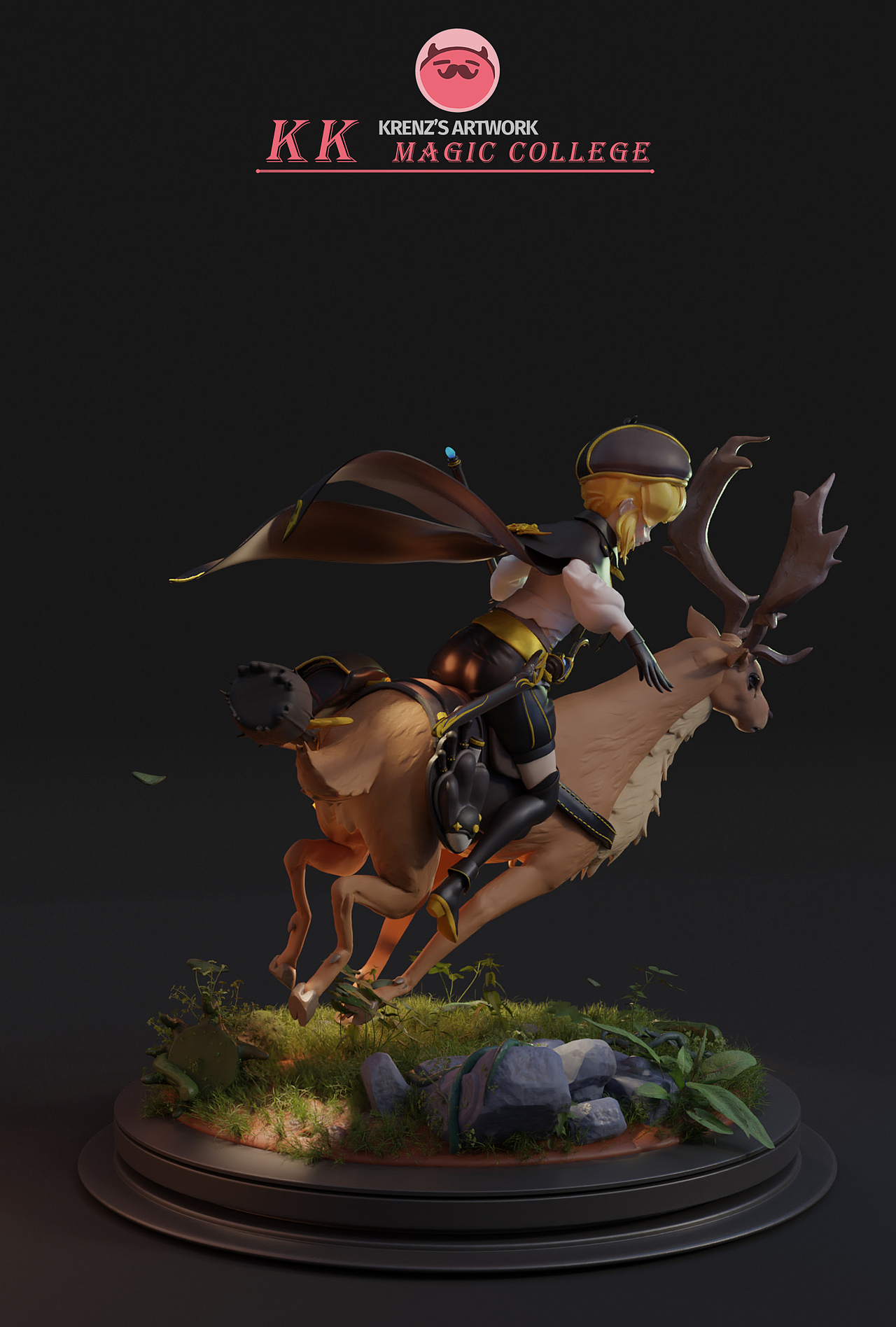 3D手办模型-坐骑