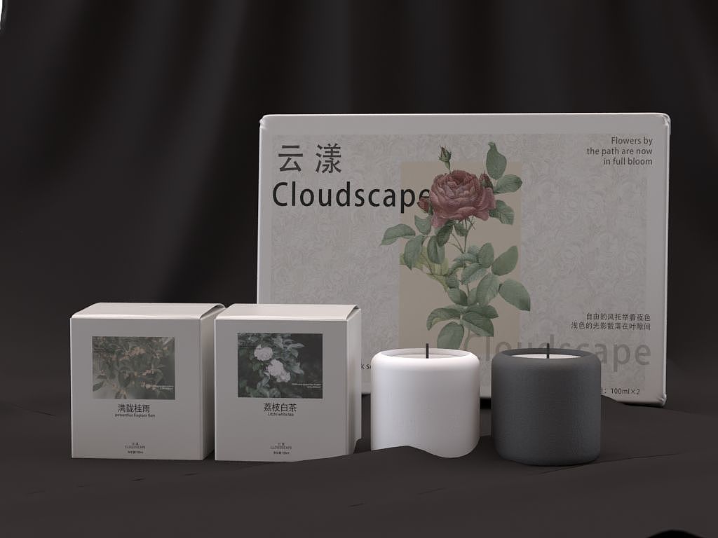 香薰蜡烛包装设计（图ZMzU5ODgzNjY0） - 包装 - 站酷设计师小鱼RUBY原创素材 - 站酷ZCOOL