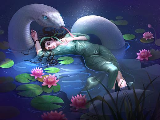青蛇（个人主页-ZMjc4OTYxMjQ=） - 创作习作 - 站酷设计师卿卿浅浅原创素材 - 站酷ZCOOL