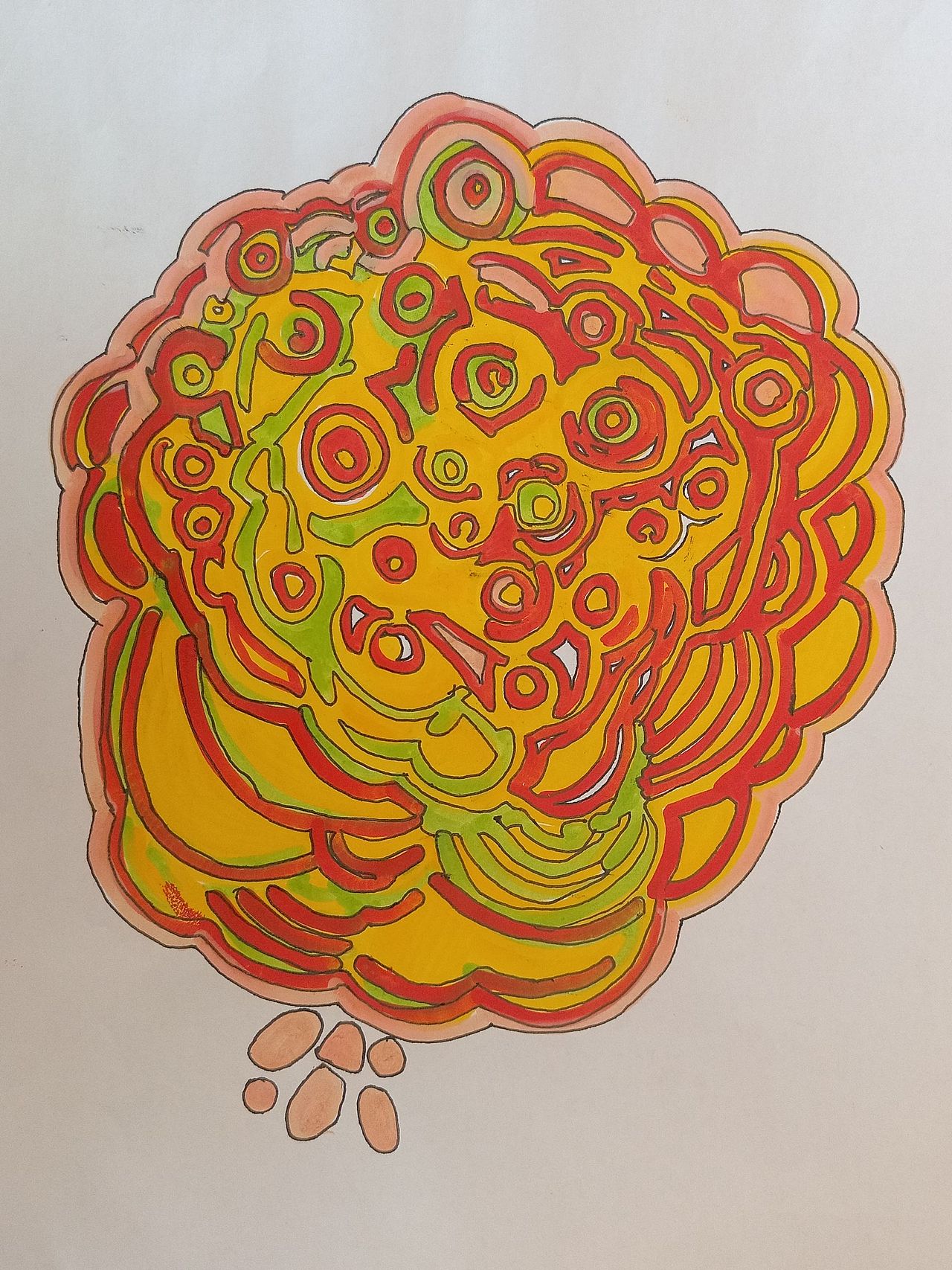 画作名字:云祝福